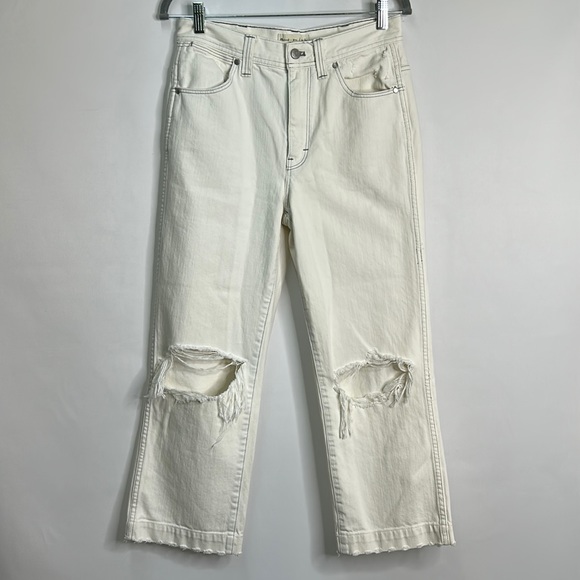 Madewell x Where I was from slim straight distressed 11“ rise jeans - Picture 2 of 10